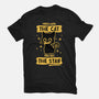 Stab Cat-Womens-Basic-Tee-retrodivision