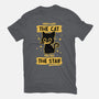 Stab Cat-Womens-Fitted-Tee-retrodivision