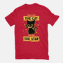 Stab Cat-Womens-Basic-Tee-retrodivision