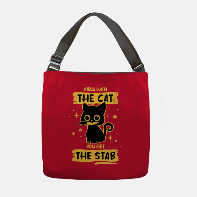 Stab Cat-None-Adjustable Tote-Bag-retrodivision