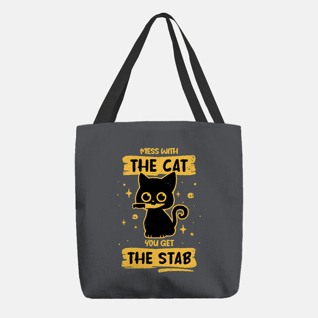 Stab Cat-None-Basic Tote-Bag-retrodivision