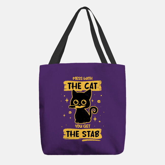 Stab Cat-None-Basic Tote-Bag-retrodivision