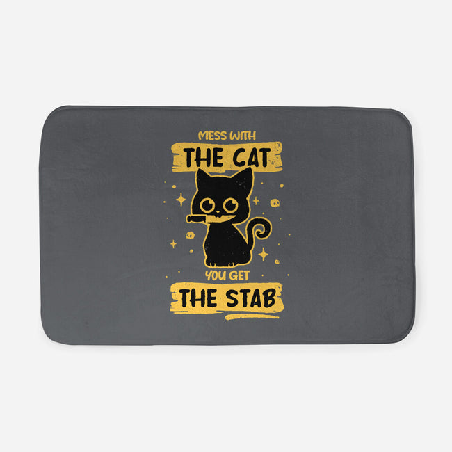 Stab Cat-None-Memory Foam-Bath Mat-retrodivision