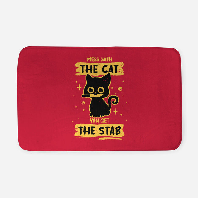 Stab Cat-None-Memory Foam-Bath Mat-retrodivision