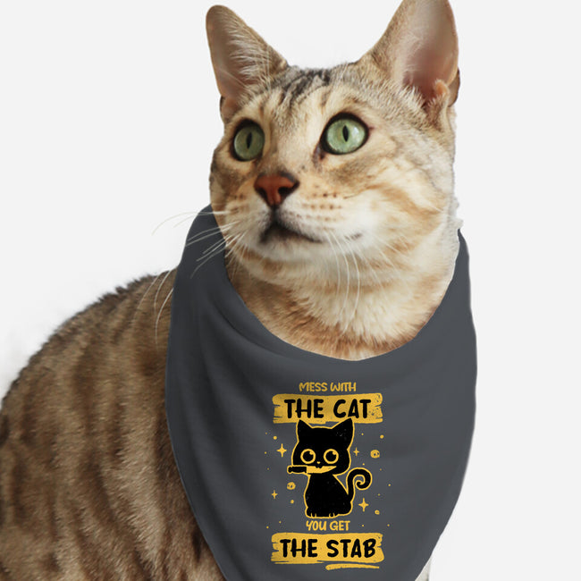 Stab Cat-Cat-Bandana-Pet Collar-retrodivision