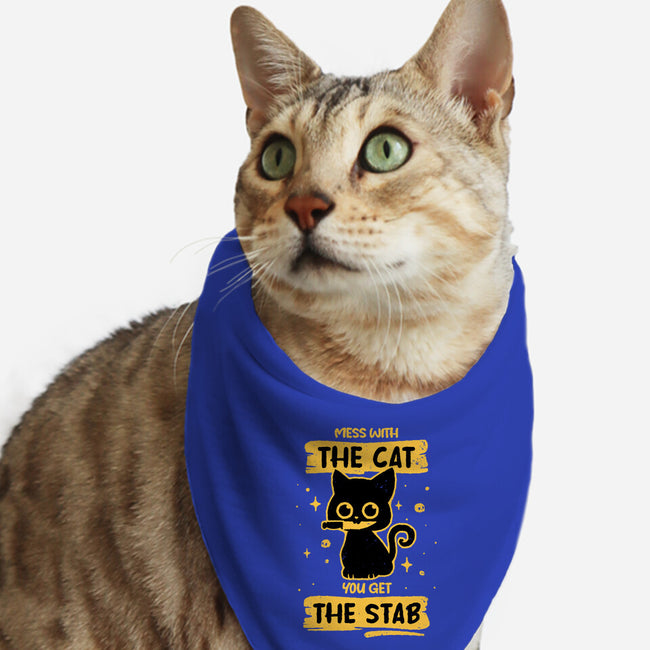 Stab Cat-Cat-Bandana-Pet Collar-retrodivision