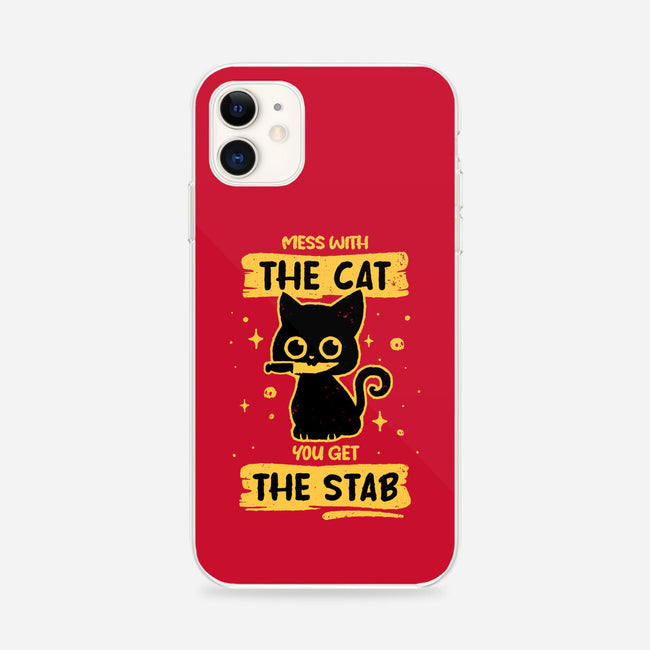 Stab Cat-iPhone-Snap-Phone Case-retrodivision