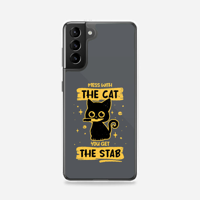 Stab Cat-Samsung-Snap-Phone Case-retrodivision