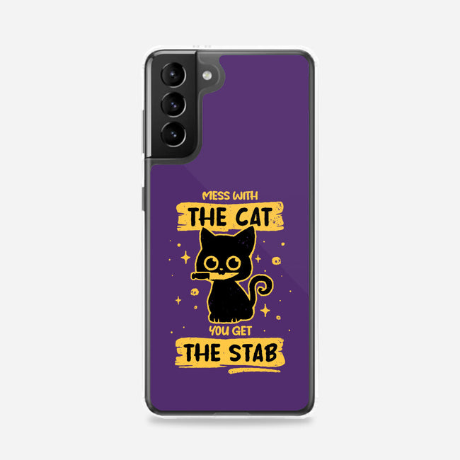 Stab Cat-Samsung-Snap-Phone Case-retrodivision