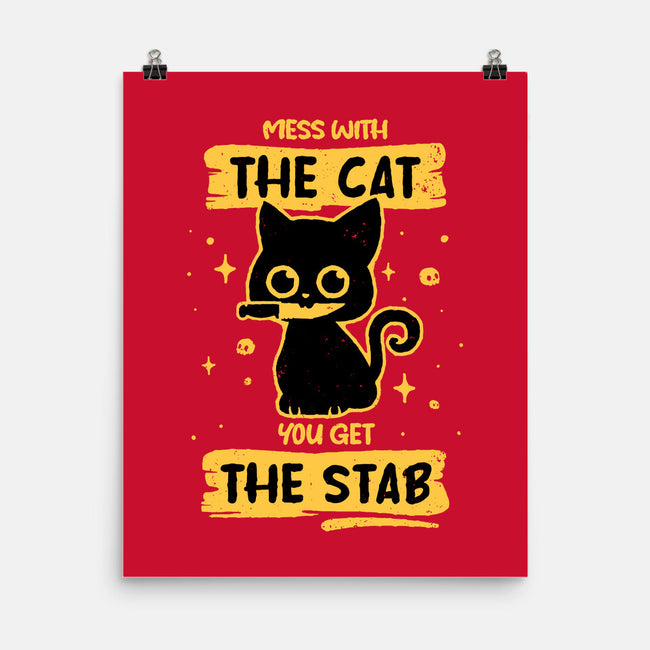 Stab Cat-None-Matte-Poster-retrodivision