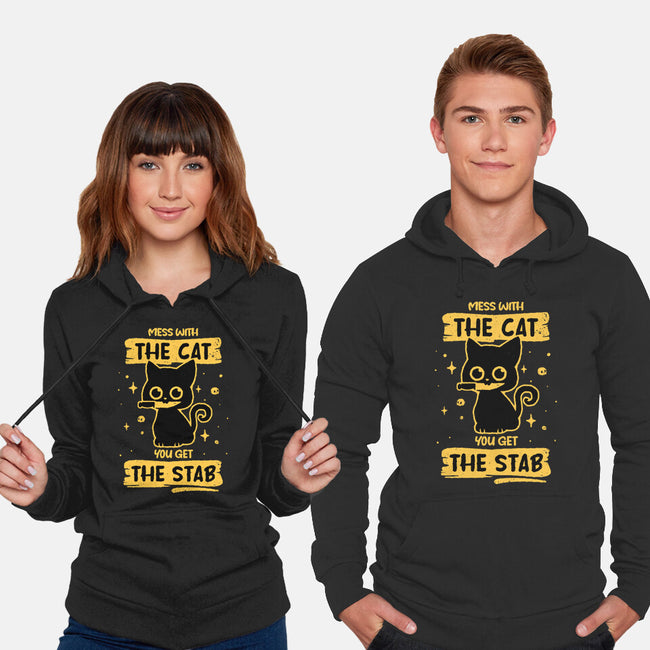 Stab Cat-Unisex-Pullover-Sweatshirt-retrodivision