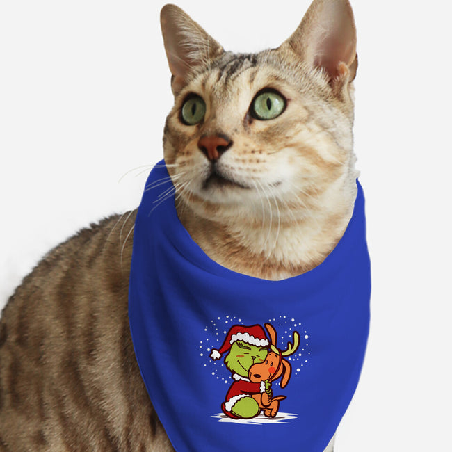Christmas Is Love-Cat-Bandana-Pet Collar-Boggs Nicolas