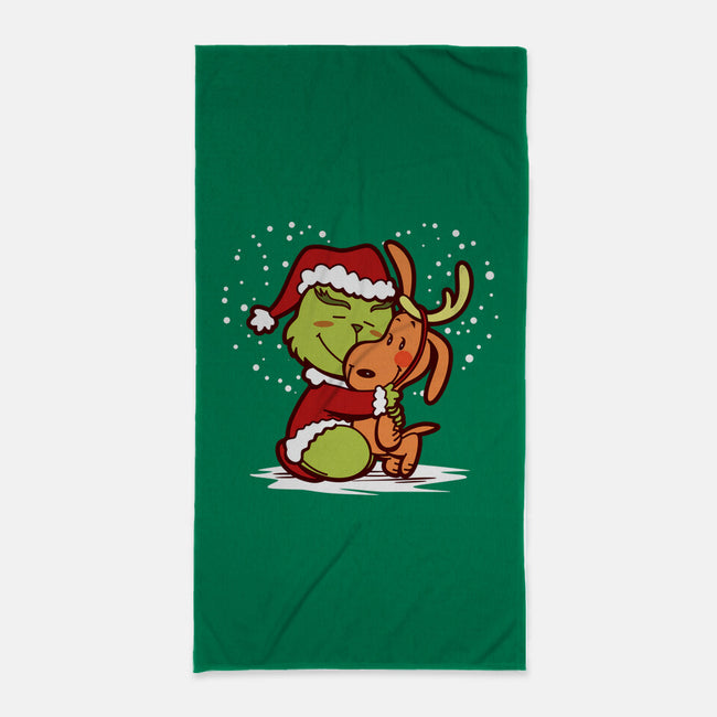 Christmas Is Love-None-Beach-Towel-Boggs Nicolas