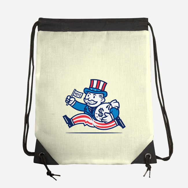 Political Run-None-Drawstring-Bag-krisren28