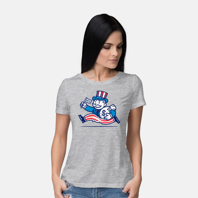 Political Run-Womens-Basic-Tee-krisren28