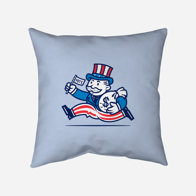 Political Run-None-Removable Cover-Throw Pillow-krisren28