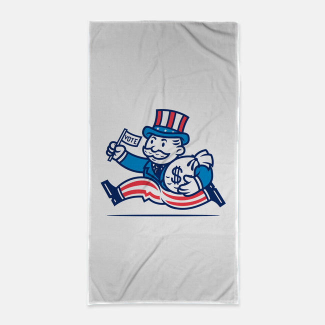 Political Run-None-Beach-Towel-krisren28