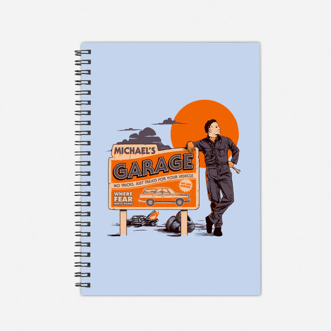 Michael's Garage-None-Dot Grid-Notebook-Hafaell