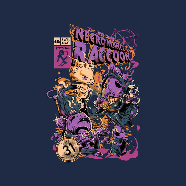 Necromancer Raccoon-None-Removable Cover w Insert-Throw Pillow-Guilherme magno de oliveira