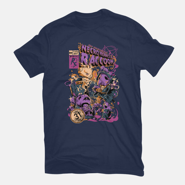 Necromancer Raccoon-Womens-Basic-Tee-Guilherme magno de oliveira