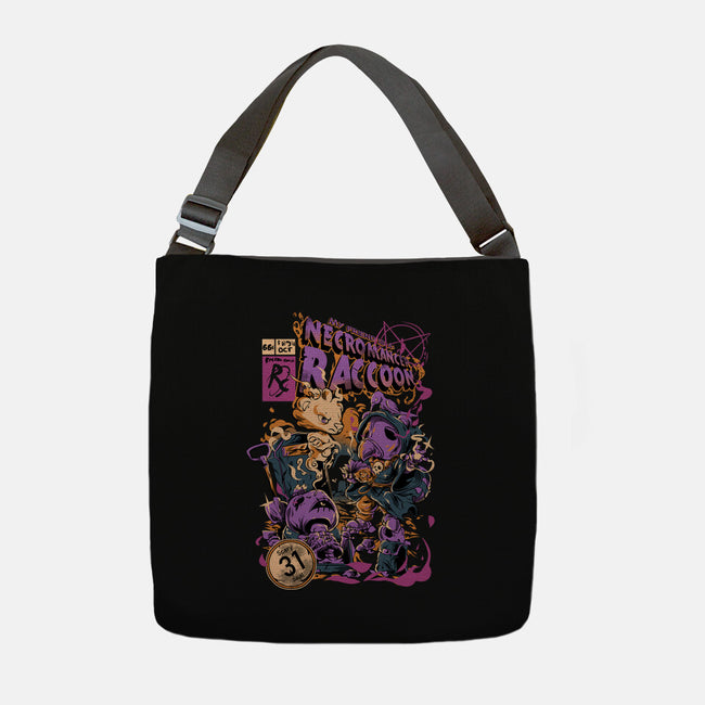 Necromancer Raccoon-None-Adjustable Tote-Bag-Guilherme magno de oliveira