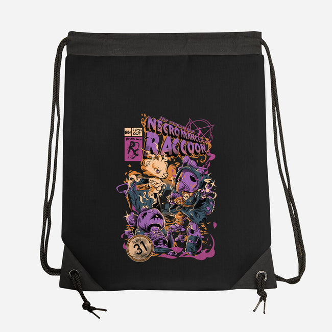 Necromancer Raccoon-None-Drawstring-Bag-Guilherme magno de oliveira