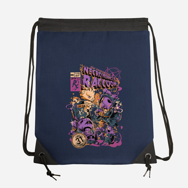 Necromancer Raccoon-None-Drawstring-Bag-Guilherme magno de oliveira