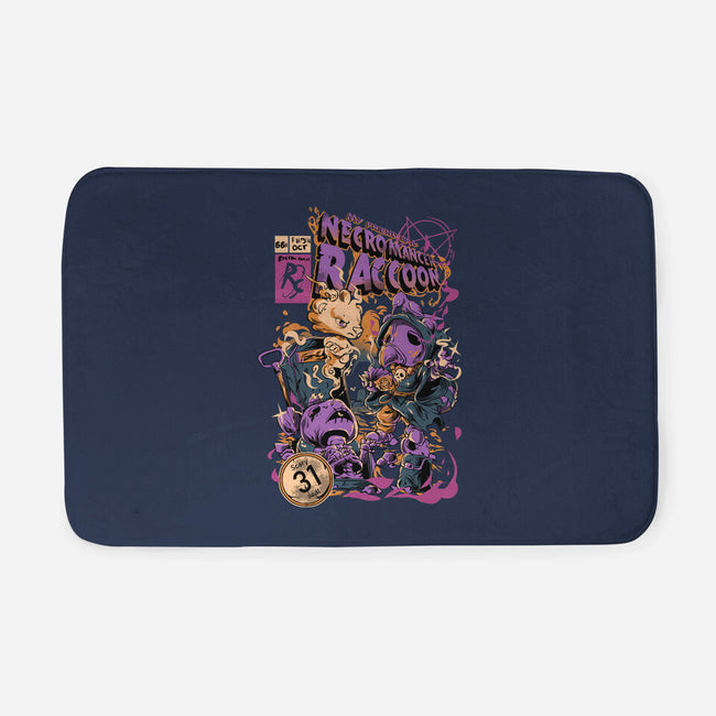 Necromancer Raccoon-None-Memory Foam-Bath Mat-Guilherme magno de oliveira