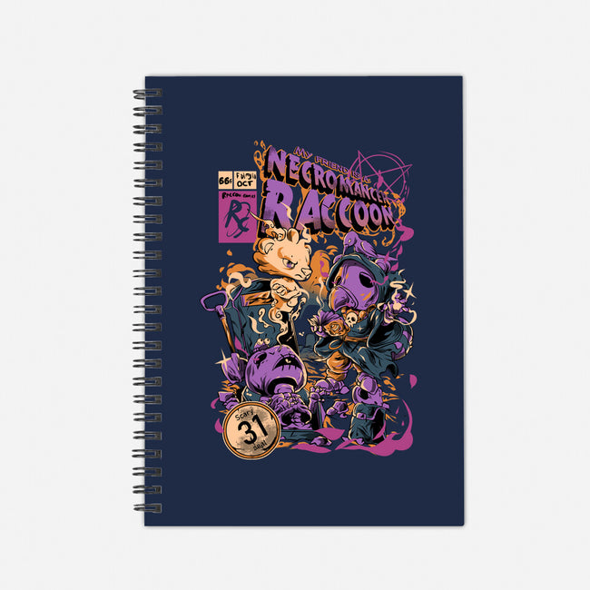 Necromancer Raccoon-None-Dot Grid-Notebook-Guilherme magno de oliveira