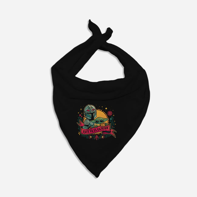 Este Es El Camino-Cat-Bandana-Pet Collar-teesgeex