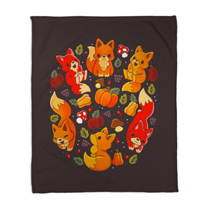 Foxes Autumn