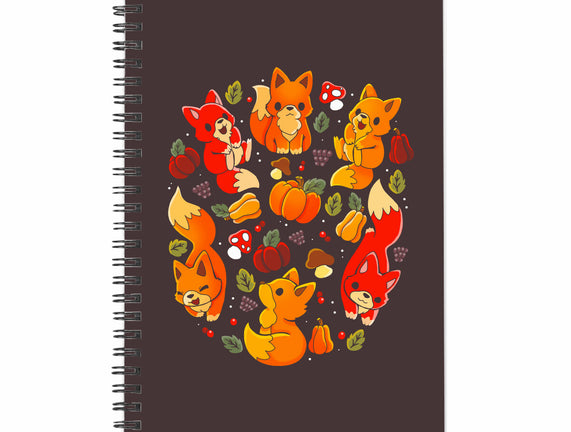 Foxes Autumn