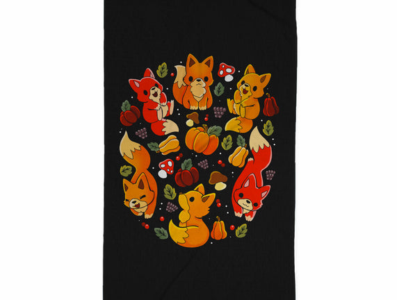 Foxes Autumn