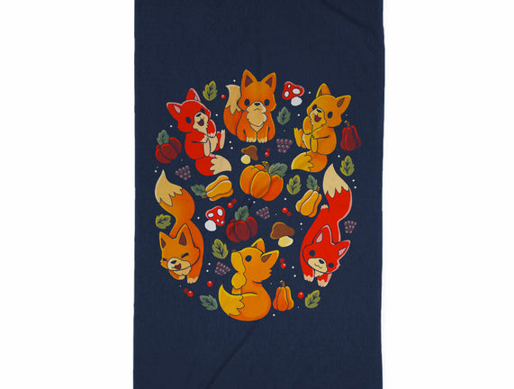 Foxes Autumn