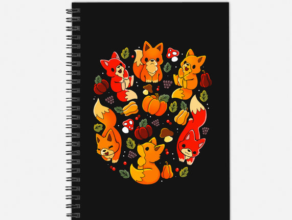 Foxes Autumn