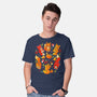 Foxes Autumn-Mens-Basic-Tee-Vallina84