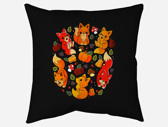 Foxes Autumn