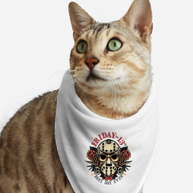 Best Day Ever-Cat-Bandana-Pet Collar-momma_gorilla