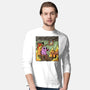 Everything Is Fine Dog-Mens-Long Sleeved-Tee-nickzzarto