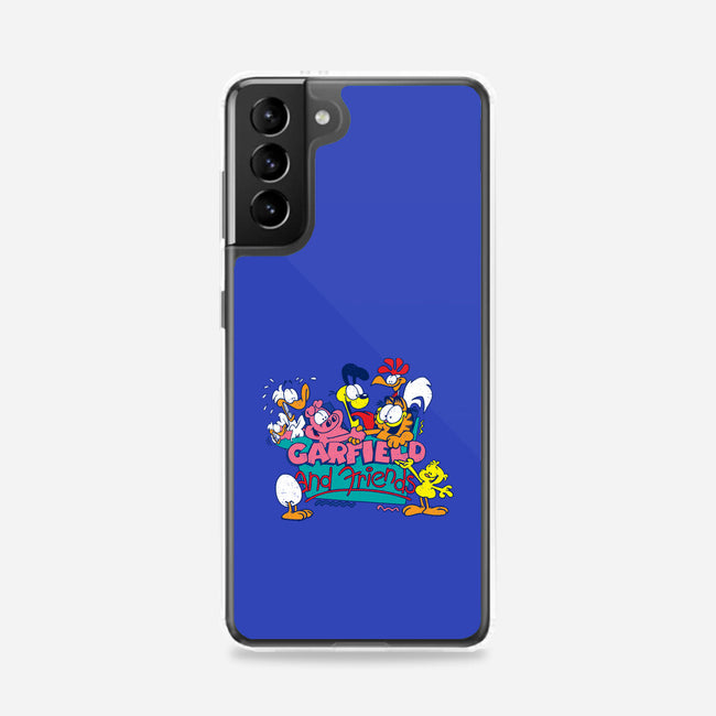 Cat And Friends-Samsung-Snap-Phone Case-dalethesk8er