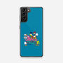 Cat And Friends-Samsung-Snap-Phone Case-dalethesk8er