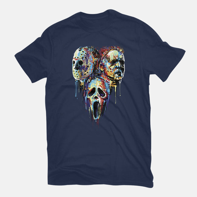 Slashers Painting-Unisex-Basic-Tee-zascanauta