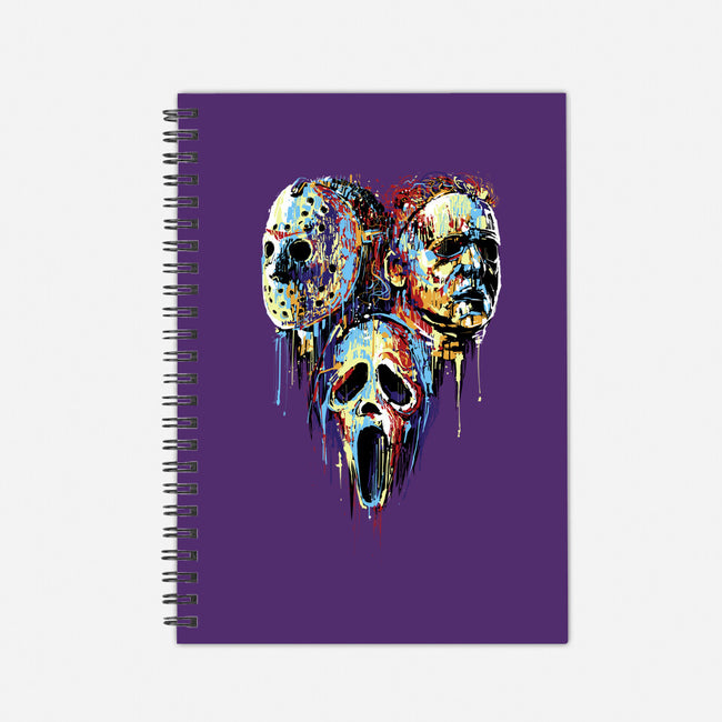 Slashers Painting-None-Dot Grid-Notebook-zascanauta