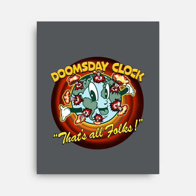 Doomsday Clock-None-Stretched-Canvas-palmstreet