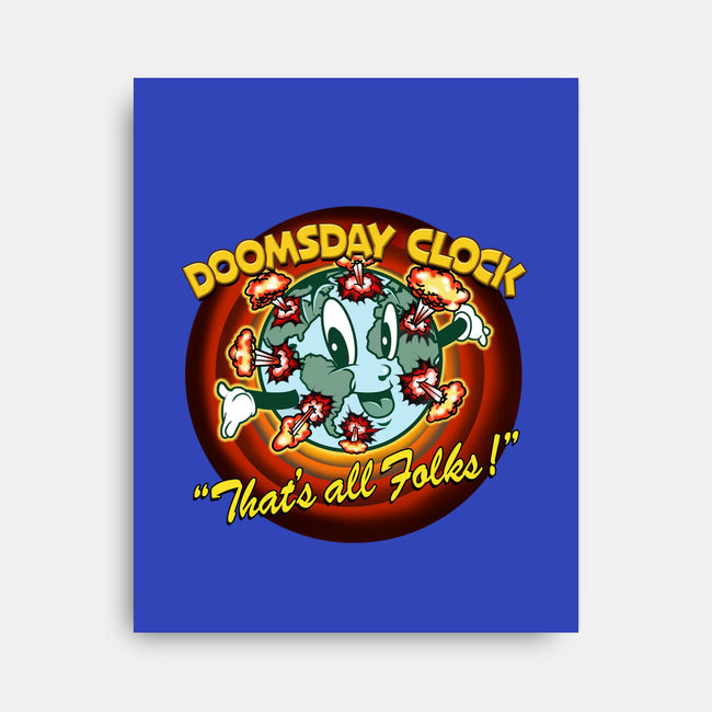 Doomsday Clock-None-Stretched-Canvas-palmstreet