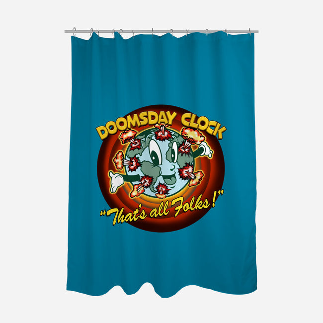 Doomsday Clock-None-Polyester-Shower Curtain-palmstreet