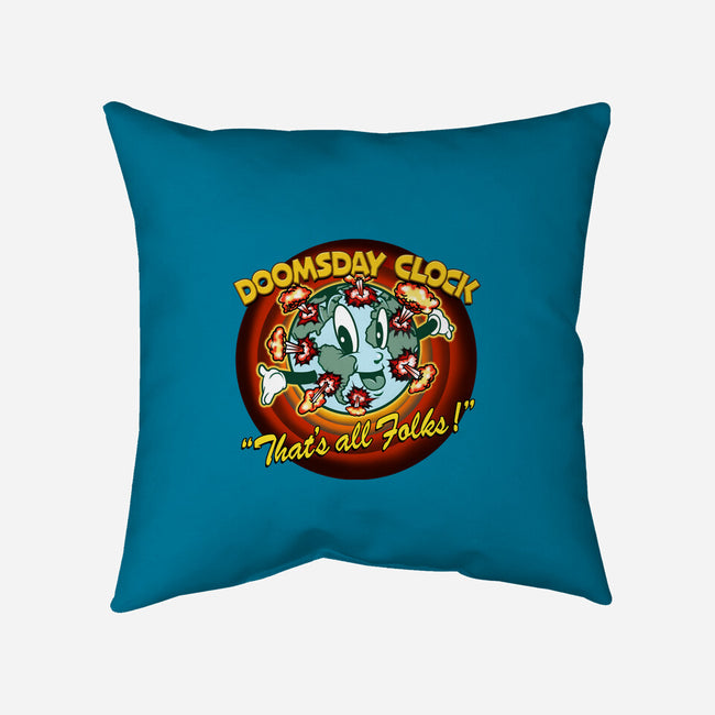 Doomsday Clock-None-Removable Cover w Insert-Throw Pillow-palmstreet