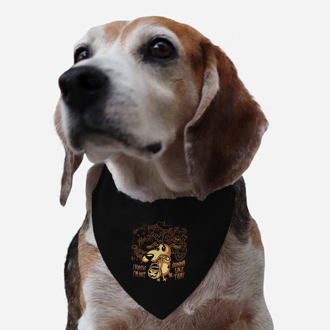 Cowardly Halloween-Dog-Adjustable-Pet Collar-estudiofitas