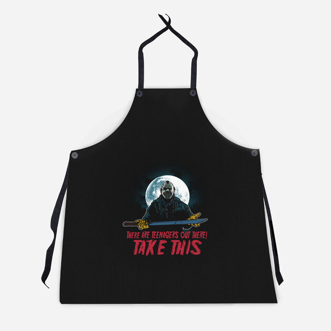 Teenagers Are Out There-Unisex-Kitchen-Apron-AndreusD