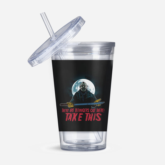 Teenagers Are Out There-None-Acrylic Tumbler-Drinkware-AndreusD